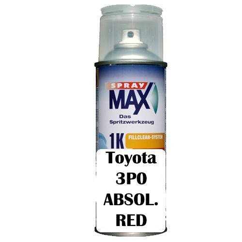 Automotive Touch Up Spray Can for Toyota 3P0 Absolutely Red Colour