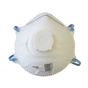 Maxisafe P2 Valved Conical Respirator Box 10 Disposable Dust Mask