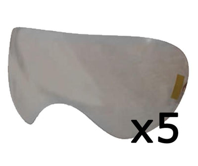 Polycarbonate Visor Cover for CF01 Pack of 5