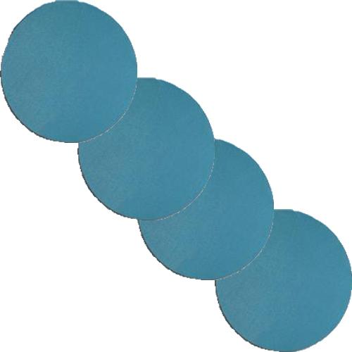 Revcut Blue Sanding Paper 120 Grit 150mm Stick on Adhesive Film Discs Box of 100 Stikit