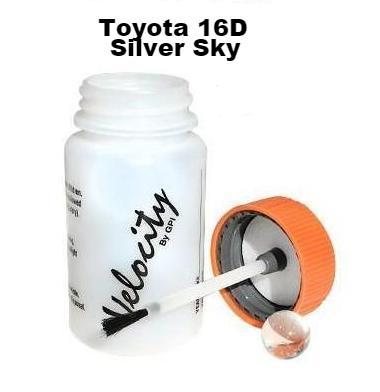 Auto Touch Up Bottle for Toyota 1D6 Silver Sky Paint Corolla RAV-4 Yaris Prado 50mL
