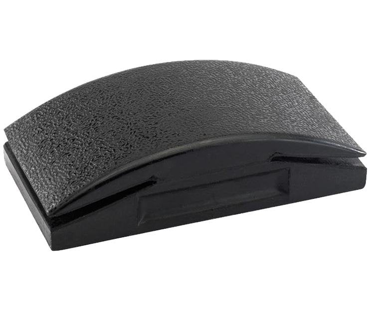 Black Rubber Sanding Block Hand Pad 65mm x 120mm For Sanding Paper