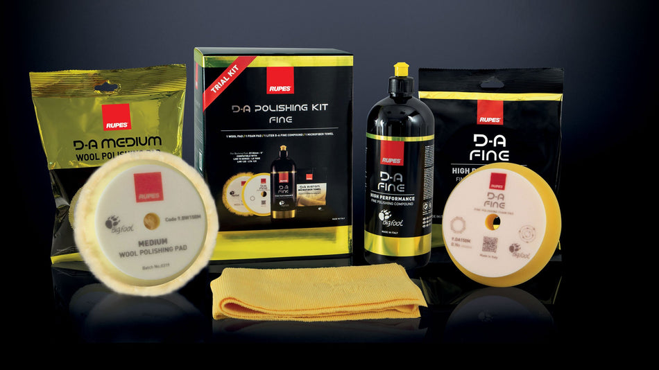 Rupes DA Polishing Kit  Fine Yellow 180mm