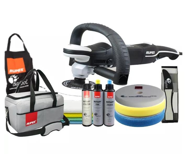 Rupes Bigfoot LH19E/DLX Rotary Polisher Deluxe Kit 150mm