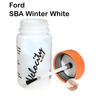 Auto Touch Up Bottle Ford SBA Winter White 50mL