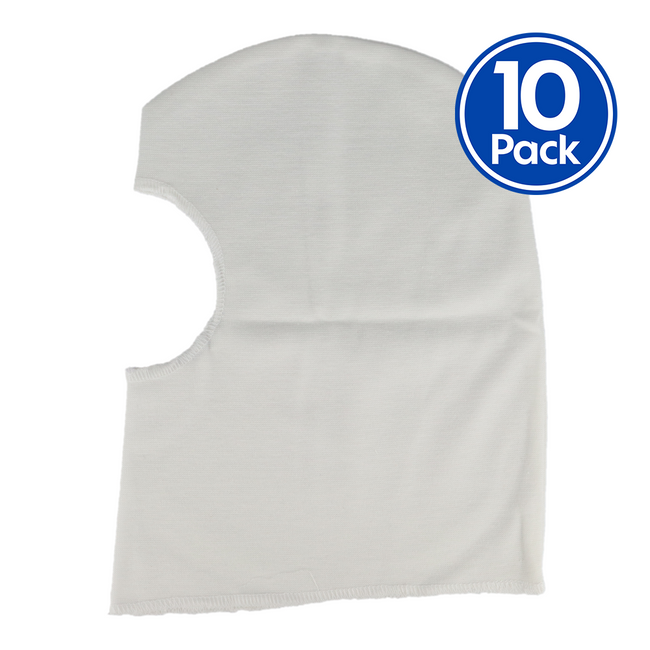 Painters Spray Sock Hood x 10 Pack - Non Linting One Size Fits All Universal