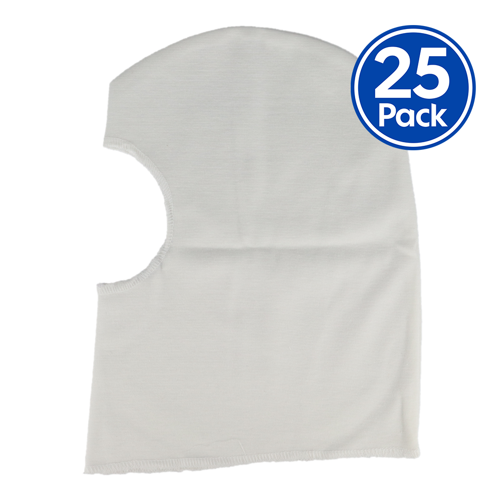 Painters Spray Sock Hood x 25 Pack - Non Linting One Size Fits All Universal