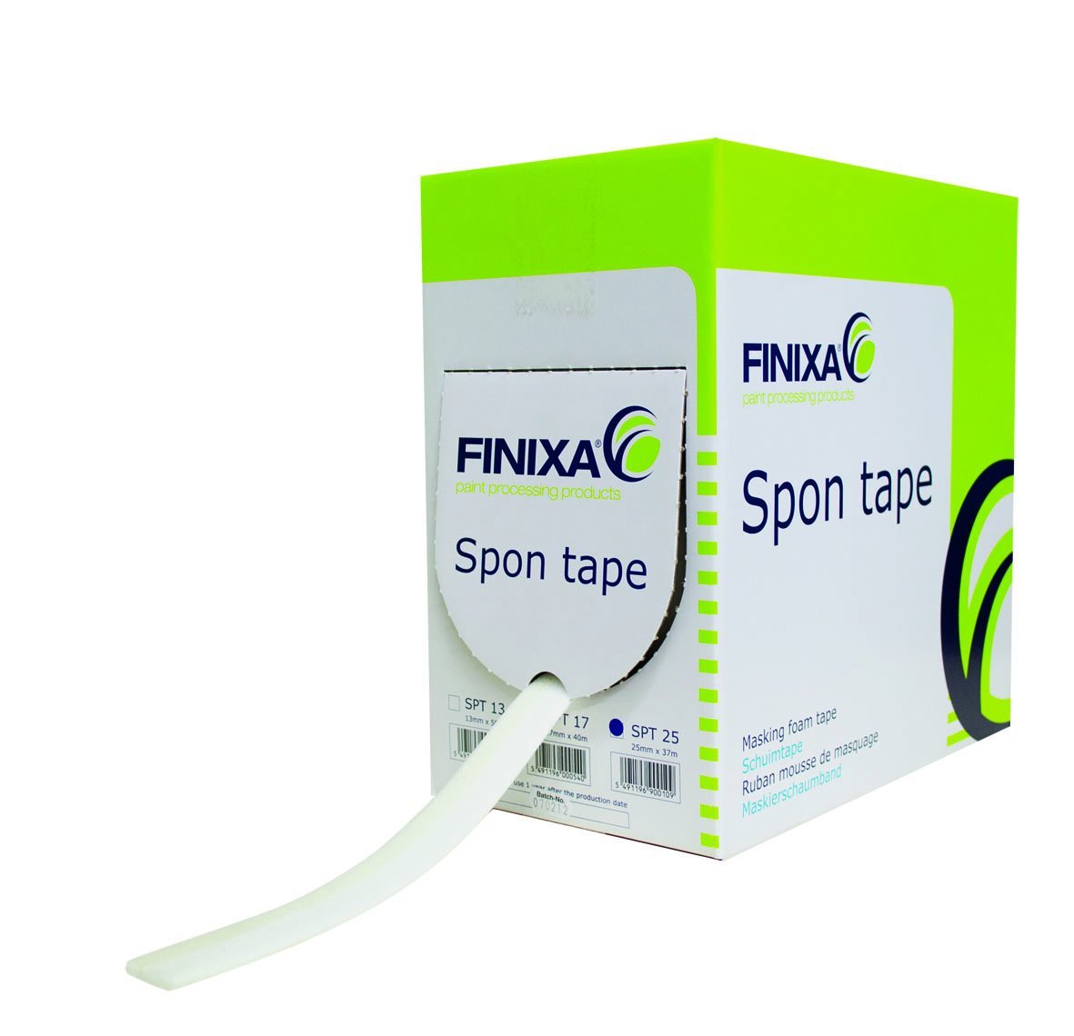 Finixa Oval Shaped Spon Masking Foam Tape Protect Joints 25mm x 37m