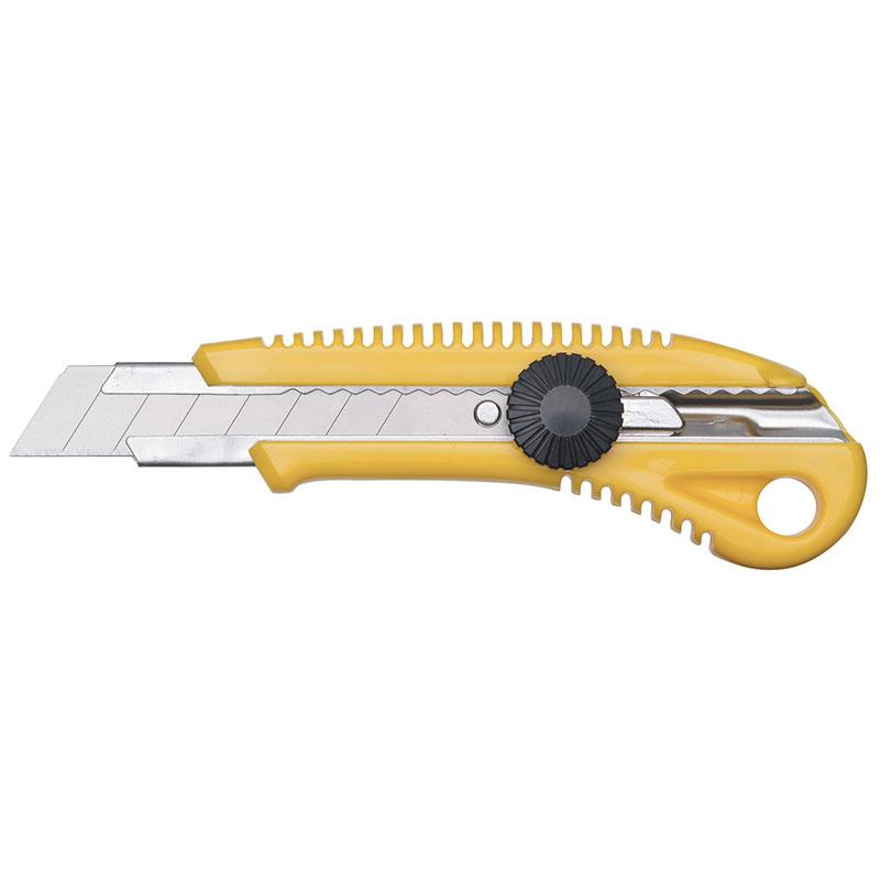 STERLING 18mm Snap Off Yellow Screw-Lock Mechanism Stainless Steel Sleeve Cutter