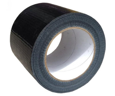 Premium Grade Black Cloth Tape 100mm x 25m Render Duct Blast Gaffa