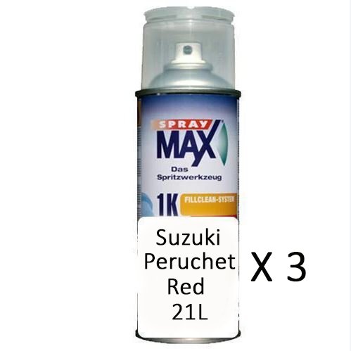 Auto Touch Up Paint Suzuki Peruchet Red 21L x 3
