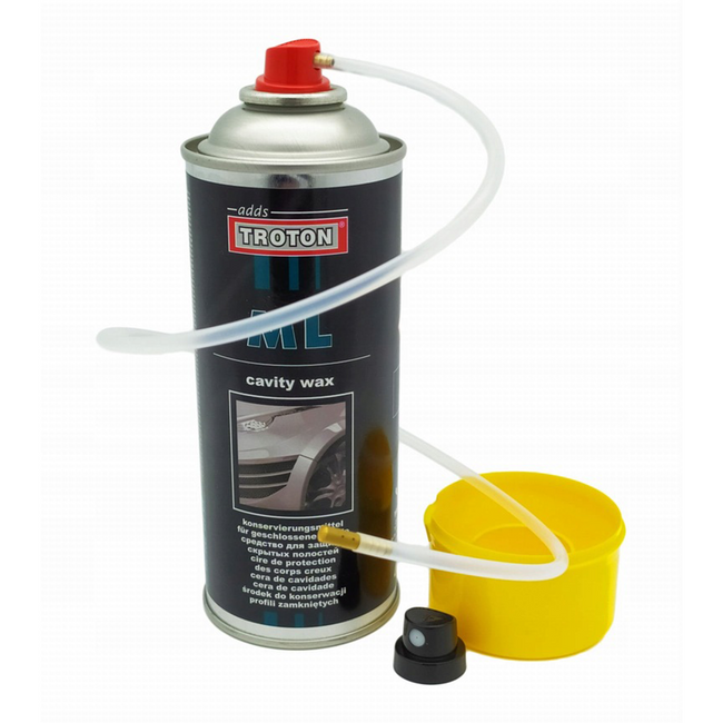 TROTON Cavity Wax Amber Aerosol Spray 400ml Anticorrosion Protection