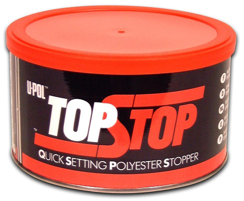 U-POL TOP STOP Smooth Finishing Quick Setting Polyester Stopper 750ml