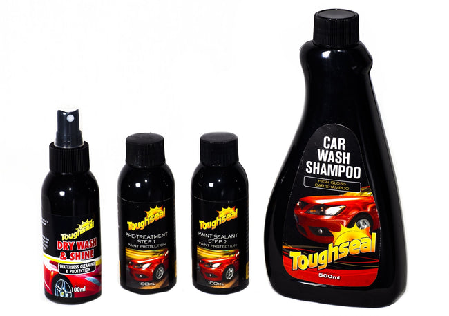 Toughseal Exterior Car Care Paint Protection Dry Shine Wash Shampoo Kit