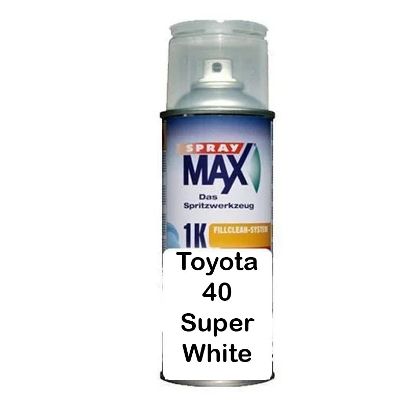 Auto Car Touch Up 298 ml Can for Toyota 40 Super White II
