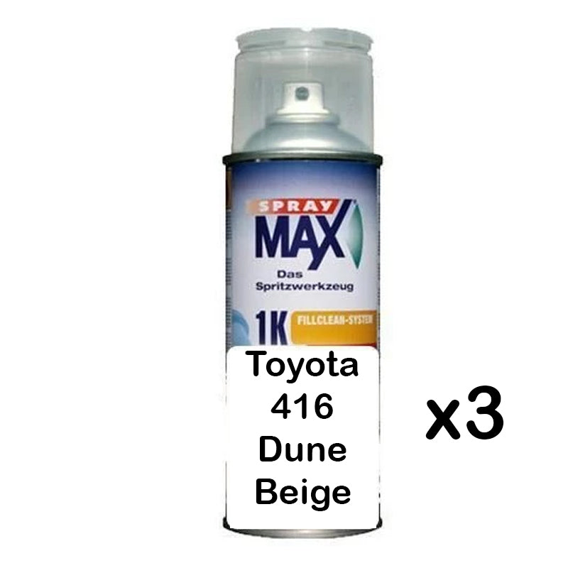 Auto Car Touch Up Can for Toyota 416 Dune Beige x 3