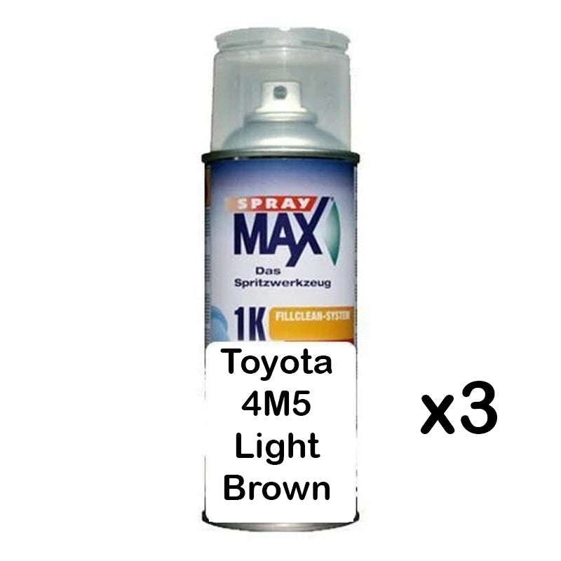 Auto Car Touch Up Paint Can for Toyota 4M5 Light Brown x 3