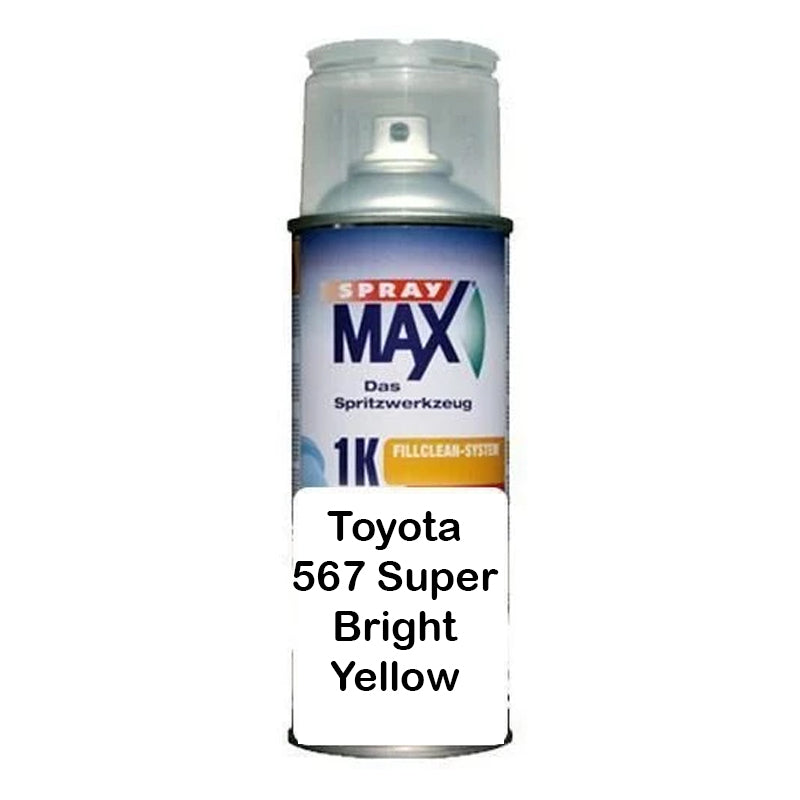 Auto Car Touch Up 298 ml Paint Can for Toyota 567 Super Bright Yellow