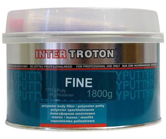 TROTON Premium Fine Body Filler Includes Hardener 1.8kg Auto Car Dent Bog Panel Putty