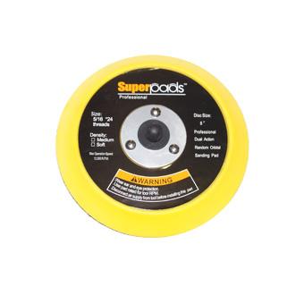 Superpads 150mm DA Back Up Pad 6H Velcro 6inch