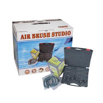 Airbrush Studio Complete Kit Model BD-811 Holder Stand Pressure Guage