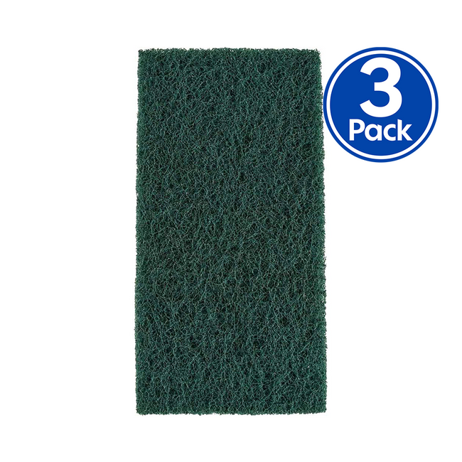 Velocity Green Heavy Duty Coarse Scouring Hand Pad 115mm x 225mm x 3 Pack