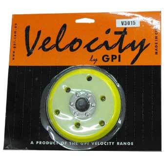 Velocity 125mm Back up Sanding Pad Hook & Loop 6Hole 123mm
