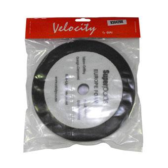 Velocity 200mm Black foam velcro polishing pad 50mm x 200mm car detailing buffing