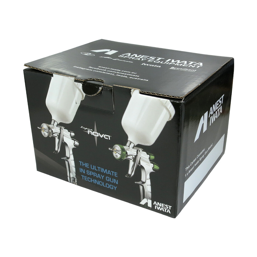 Anest Iwata WIDER2 1.5 mm Suction Spray Gun 1L Pot K2 Cap WIDER2152SC Paint Air
