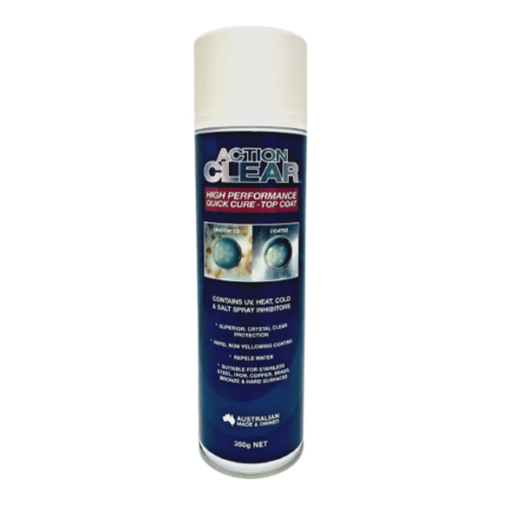 Action Clear Coat Metal Sealer Corrosion Protection 350g Aerosol
