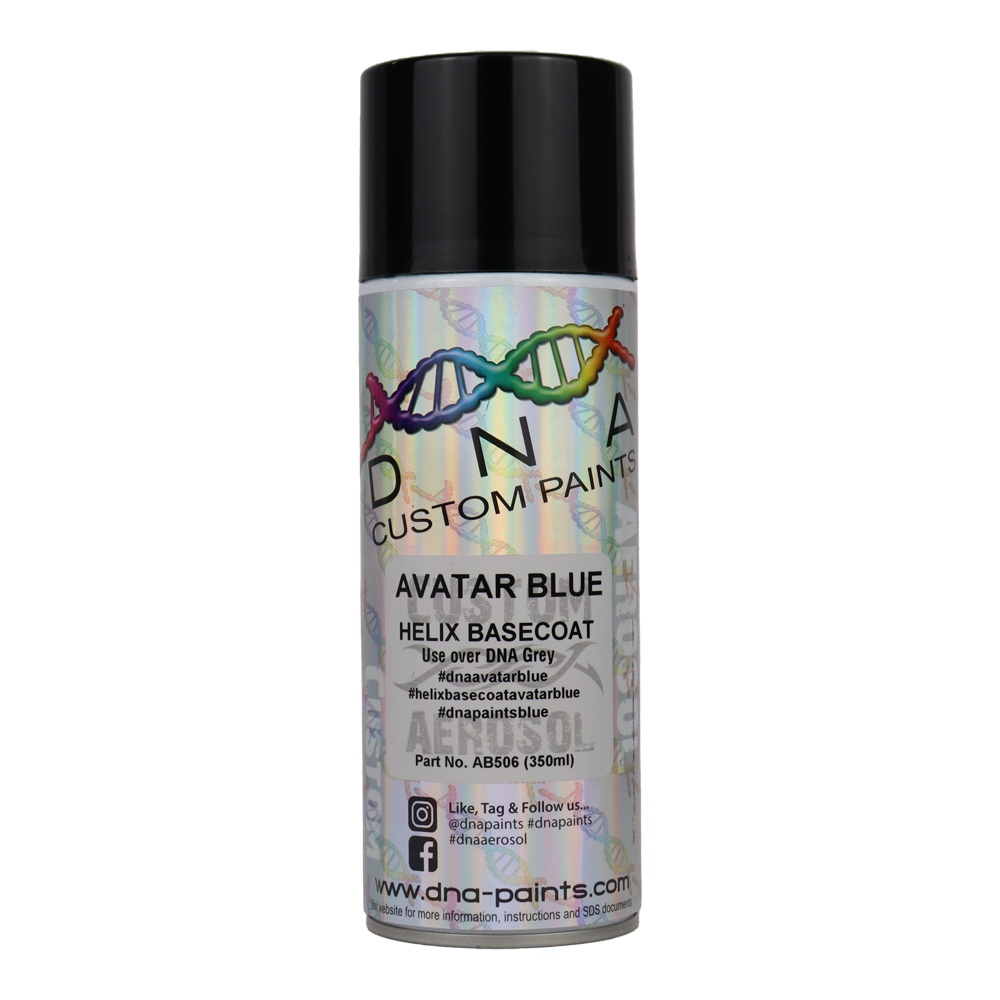 DNA PAINTS Helix Basecoat Spray Paint 350ml Aerosol Avatar Blue