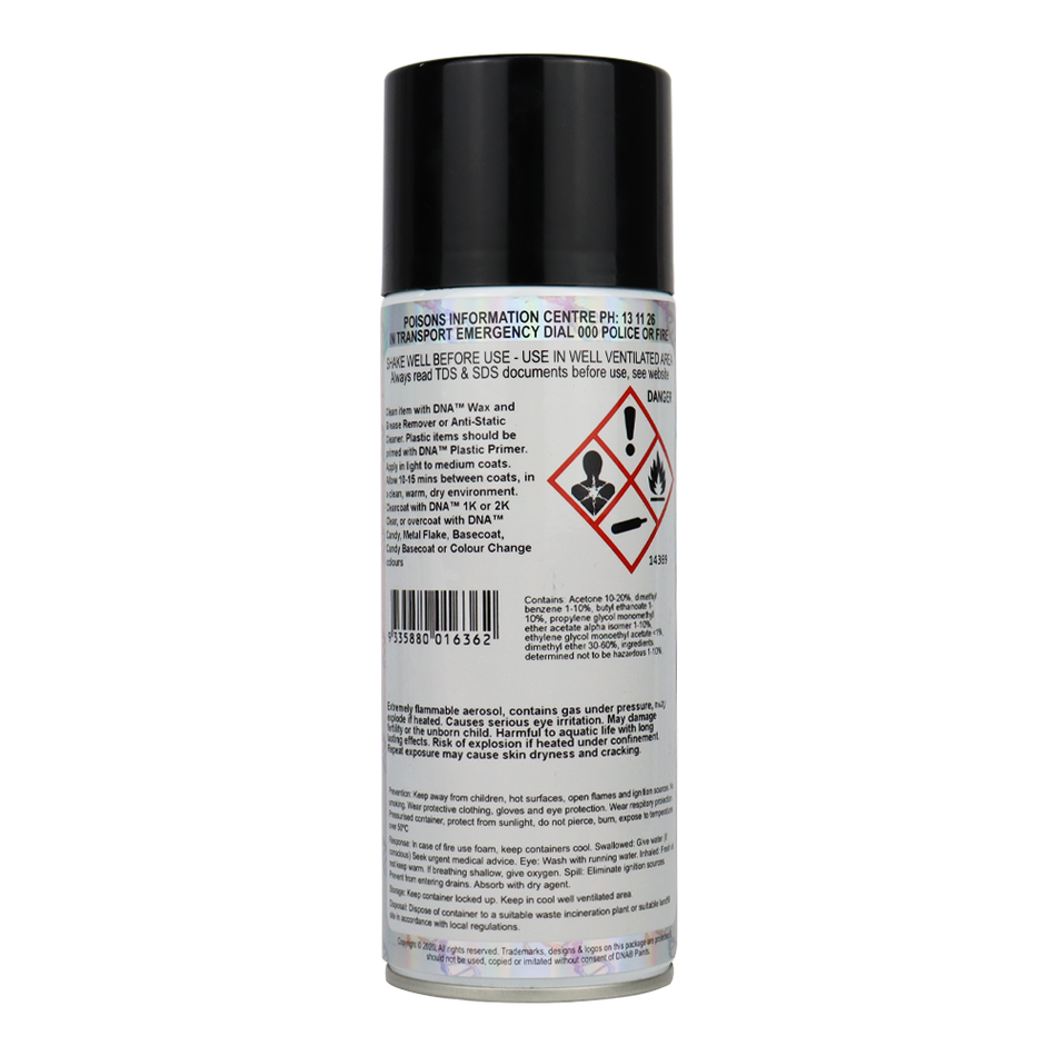 DNA PAINTS Candy Basecoat Spray Paint 350ml Aerosol Candy Cherry Black
