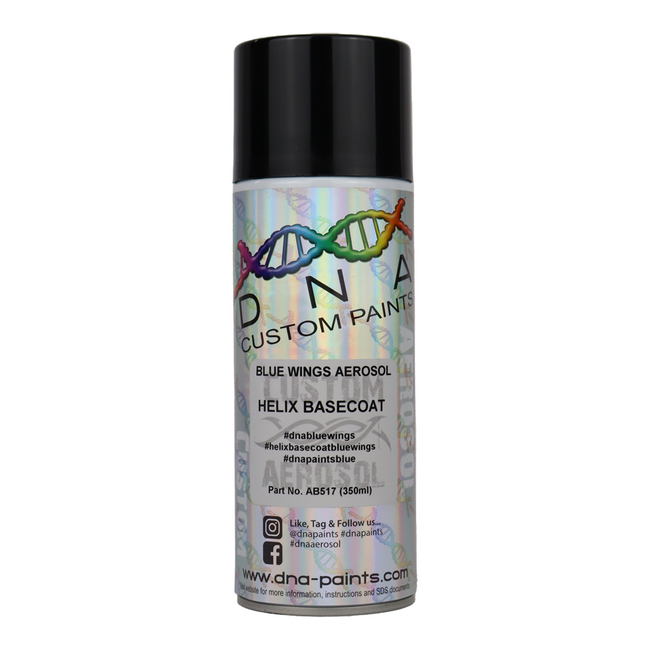 DNA PAINTS Helix Basecoat Spray Paint 350ml Aerosol Blue Wings