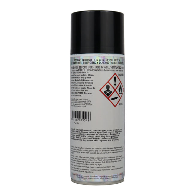 DNA PAINTS Epoxy Etch Primer Spray Paint 350ml Aerosol Black