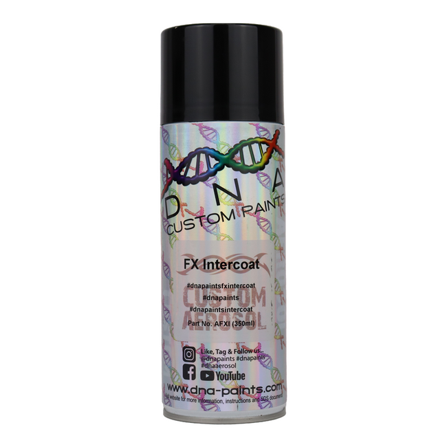 DNA PAINTS FX Intercoat Spray Paint 350ml Aerosol Clear