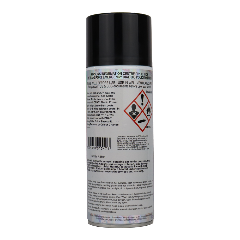 DNA PAINTS Helix Basecoat Spray Paint 350ml Aerosol Molten Red with Undercoat
