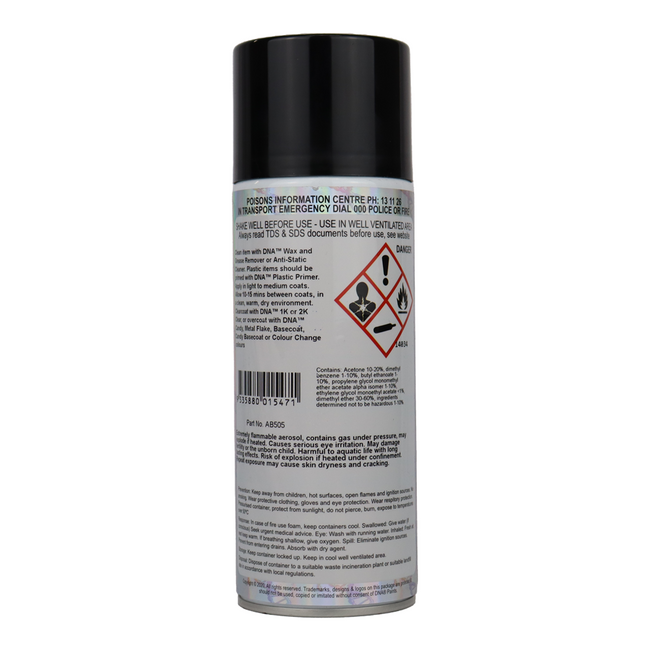 DNA PAINTS Helix Basecoat Spray Paint 350ml Aerosol Black Magic