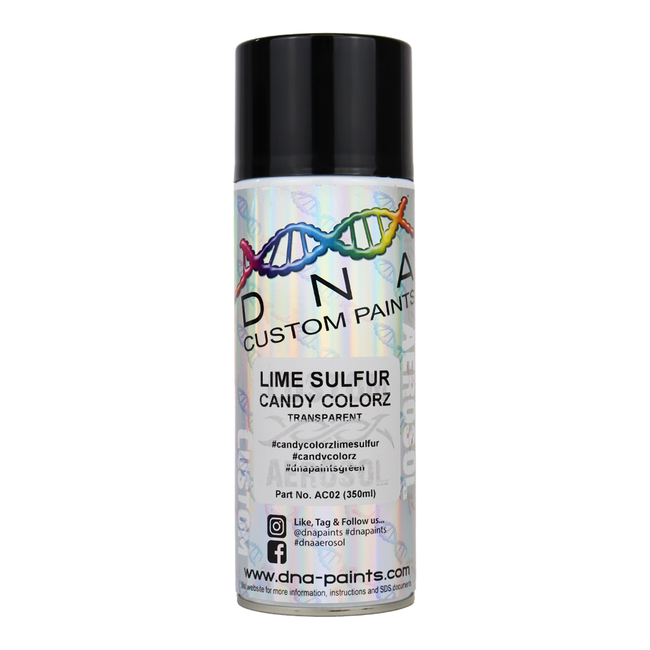 DNA PAINTS Candy Colorz Spray Paint 350ml Aerosol Candy Lime Sulfur