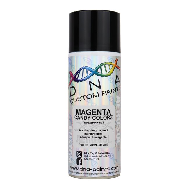 DNA PAINTS Candy Colorz Spray Paint 350ml Aerosol Candy Magenta