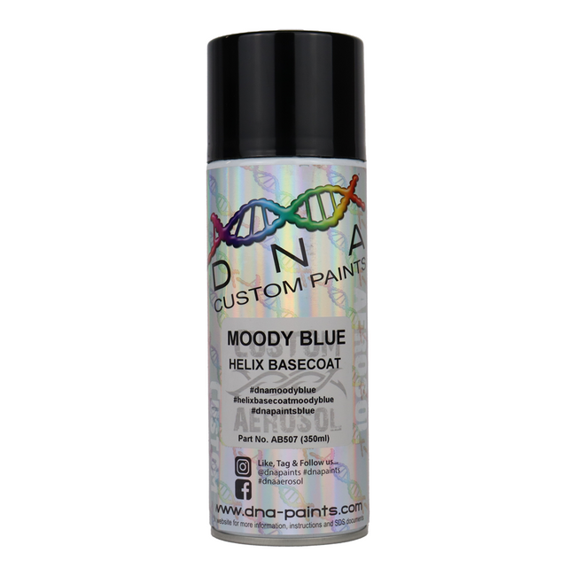 DNA PAINTS Helix Basecoat Spray Paint 350ml Aerosol Moody Blue