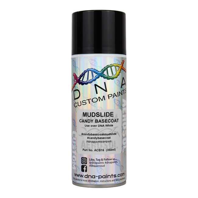 DNA PAINTS Candy Basecoat Spray Paint 350ml Aerosol Candy Mudslide
