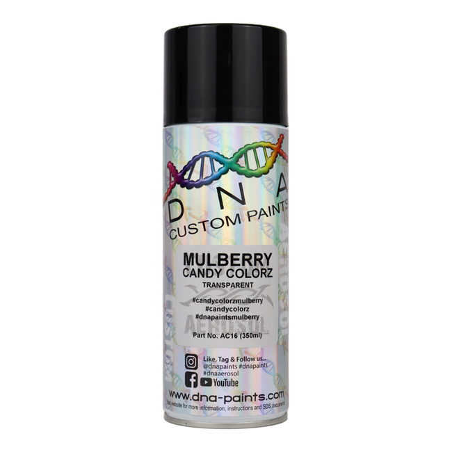 DNA PAINTS Candy Colorz Spray Paint 350ml Aerosol Candy Mulberry