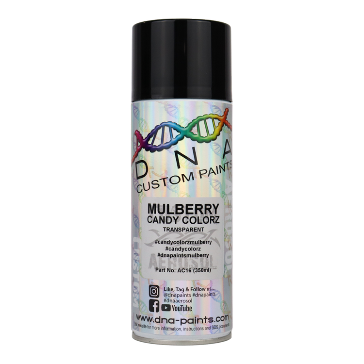 DNA PAINTS Candy Colorz Spray Paint 350ml Aerosol Candy Mulberry ...