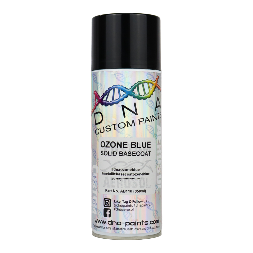 DNA PAINTS Solid Basecoat Spray Paint 350ml Aerosol Ozone Blue