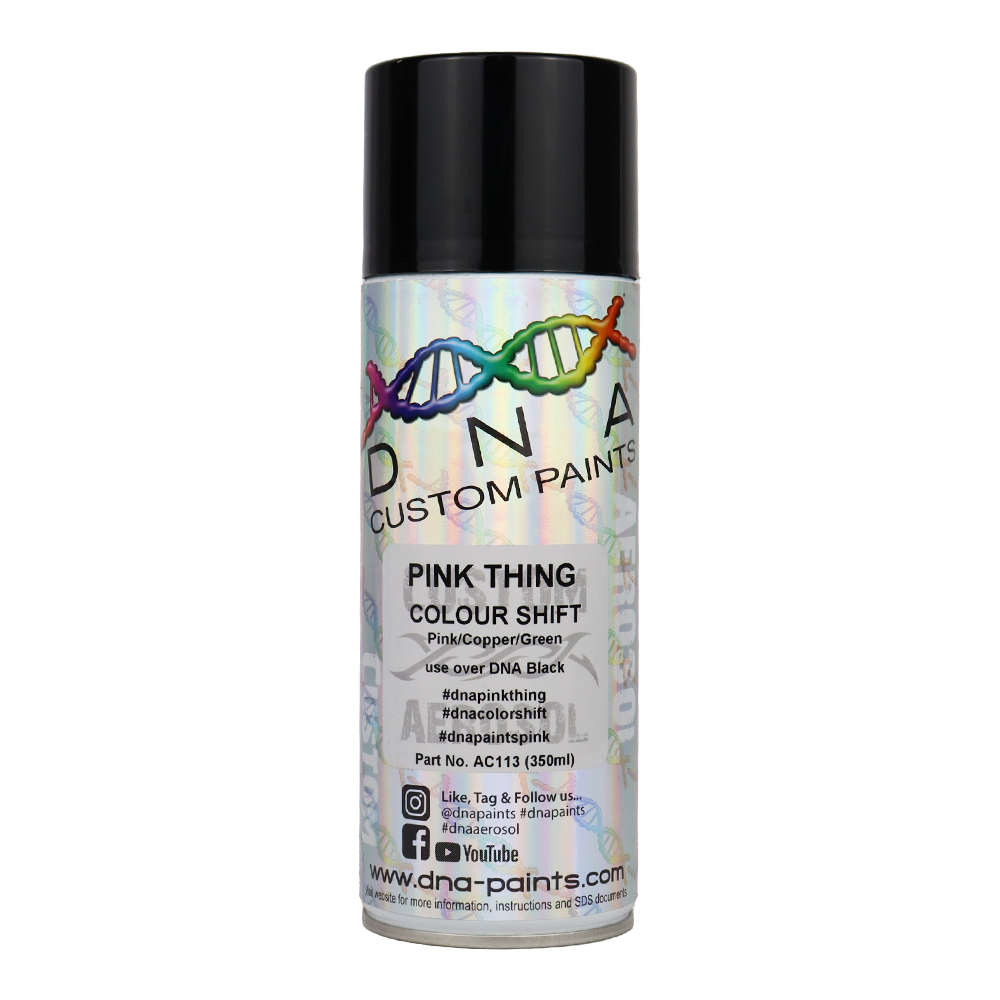 DNA PAINTS Colour Shift Pearl (Pink/Copper/Green) Spray Paint 350ml Aerosol Pink Thing