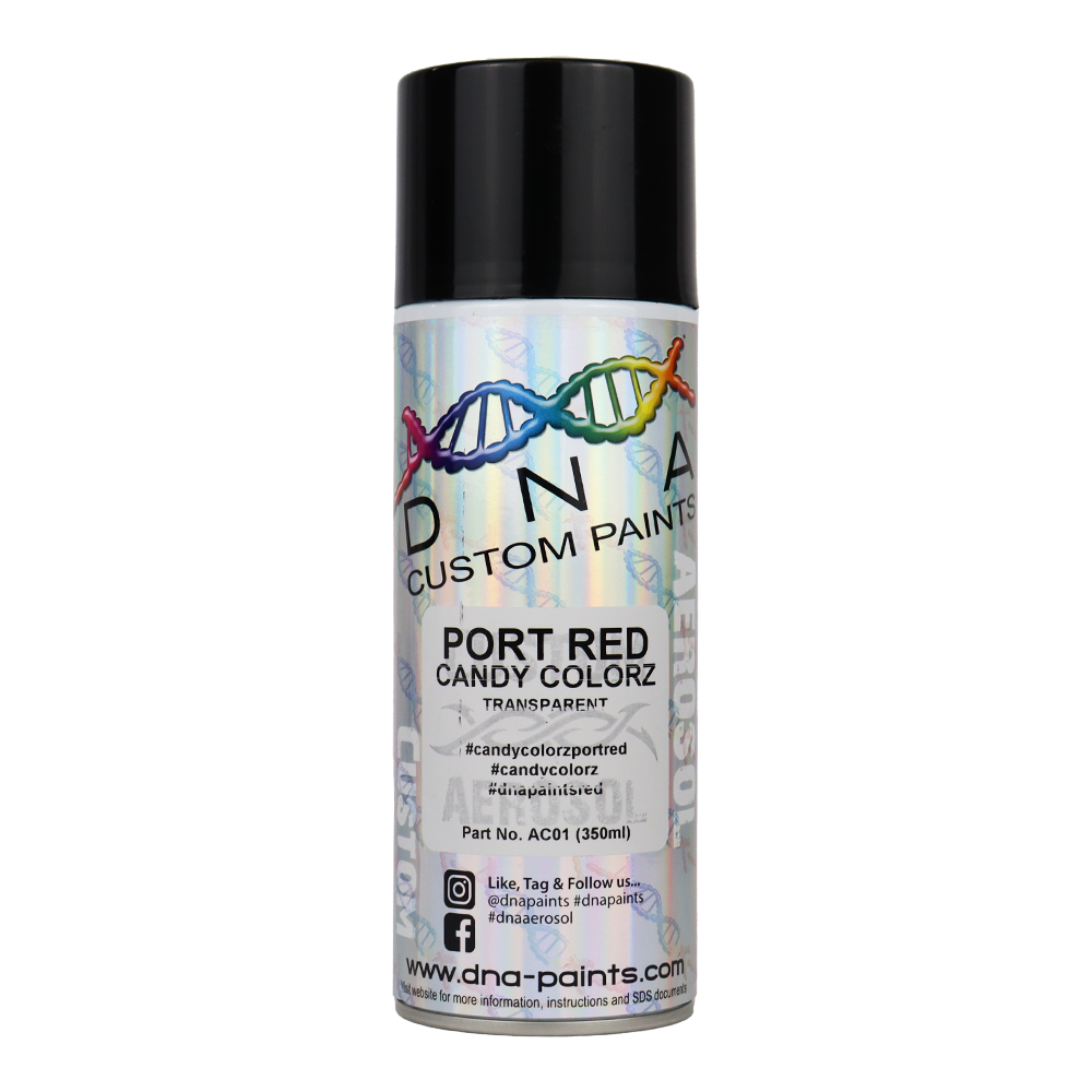 DNA PAINTS Candy Colorz Spray Paint 350ml Aerosol Candy Port Red