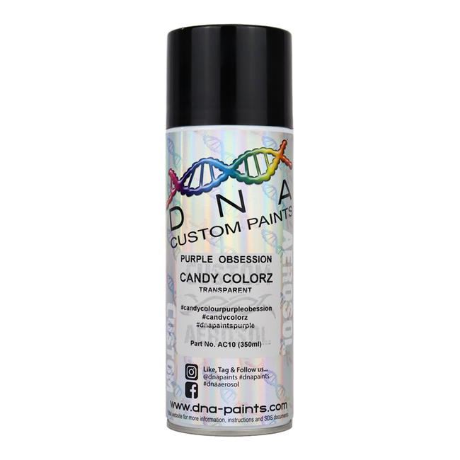 DNA PAINTS Candy Colorz Spray Paint 350ml Aerosol Candy Purple Obsession