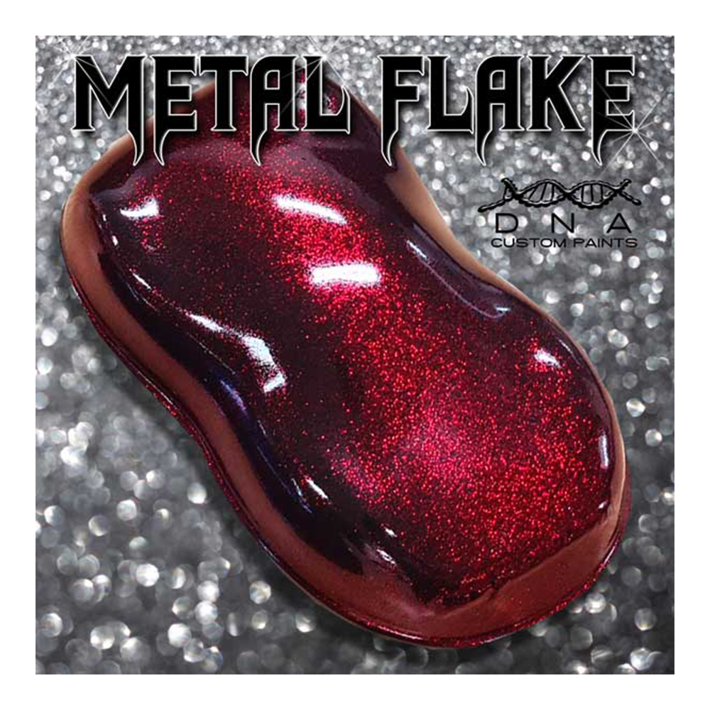 Ruby Redy Metal Flake DNA PAINTS Metal Flake 350ml Aerosol Red Coarse - 100 Micron ...