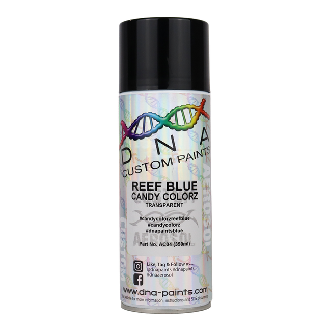 DNA PAINTS Candy Colorz Spray Paint 350ml Aerosol Candy Reef Blue