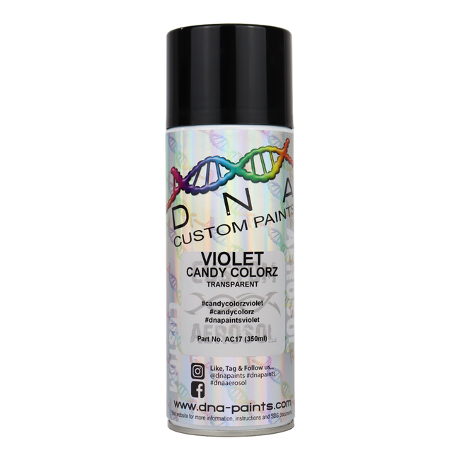 DNA PAINTS Candy Colorz Spray Paint 350ml Aerosol Candy Violet